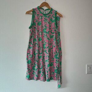 Boden Pink and Green Floral Jumpsuit